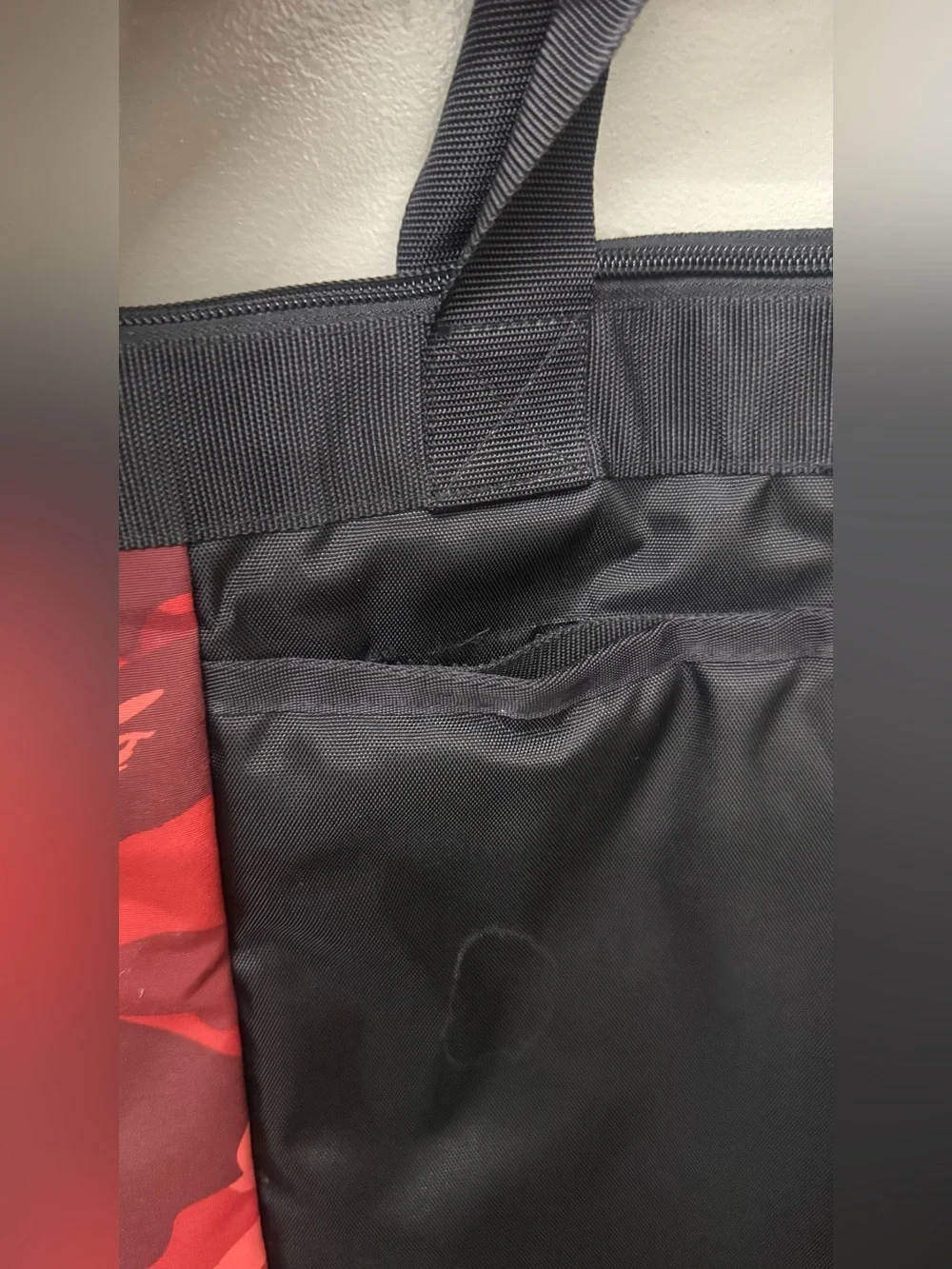 A Bathing Ape 2 way Red Camo Tote Day Backpack